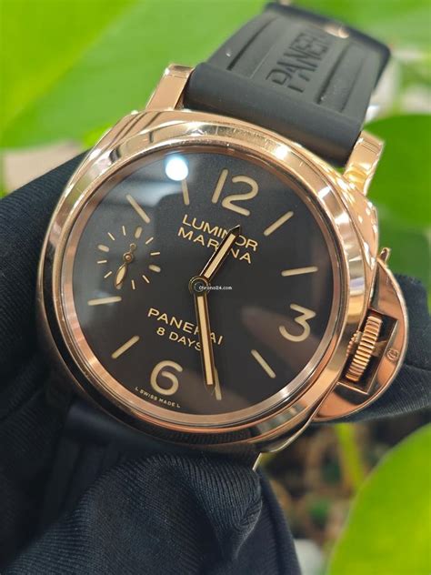 panerai luminor marina 8 days rose gold ref pam 00511|Panerai Luminor Marina 8 Days PAM 00511 .